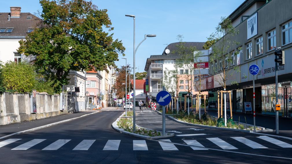 Ein Foto der neu gestalteten Schulgasse. (Foto: Christian Krückel)