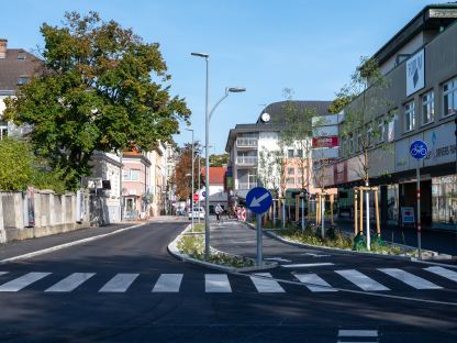 Ein Foto der neu gestalteten Schulgasse. (Foto: Christian Krückel)