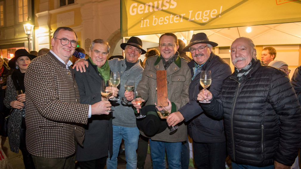Bürgermeister und Leos als Ehrengäste