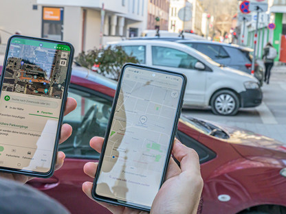 Ab Anfang März starten die beiden digitalen Parkschein-Anbieter Parkster und EasyPark ihren Betreib in St. Pölten. (Foto: Arman Kalteis)