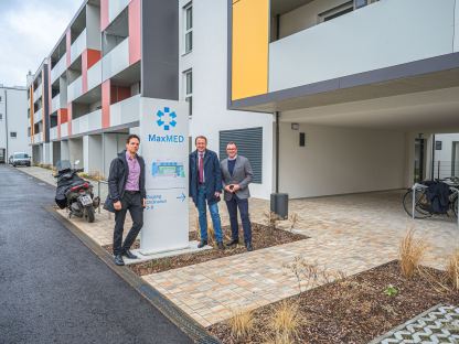 Gruppenfoto beim Gesundheitszentrum MaxMED.