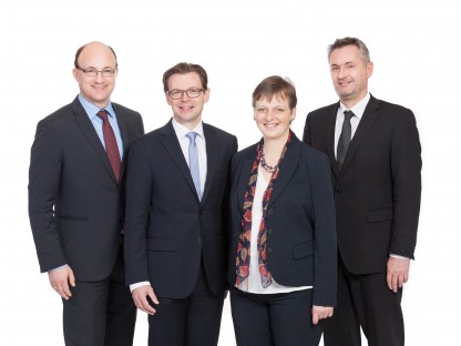 DI Andreas Karner, DI Josef Wolfbeißer, Mag. Mag.(FH) Brigitte Hatvan und Ing. Heinrich Preiss (Foto zur Verfügung gestellt) 