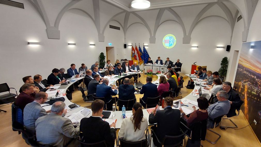 Der Gemeinderat der Stadt St. Pölten tagte am 18. März im Rathaus. (Foto: Michael Koppensteiner)