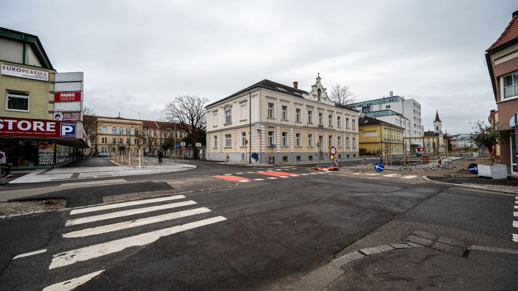 Ein Foto der Kreuzung zwischen Promenade und Schulgasse. (Foto: Christian Krückel)