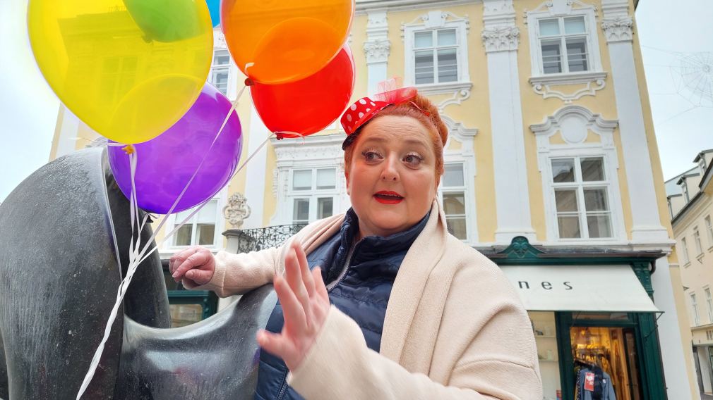 Polly plauscht über den Fasching in St. Pölten, Foto: Rlebnisreich