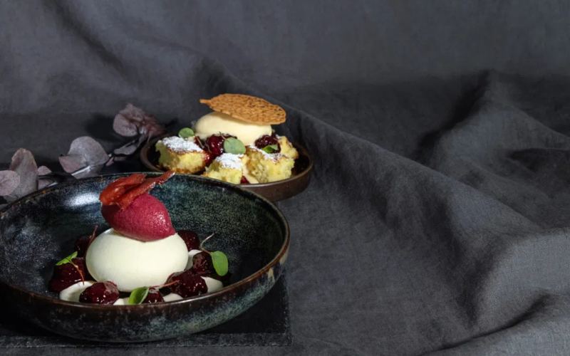 Zweierlei Griess mit Brombeere (Foto: Xenia Trampusch)
