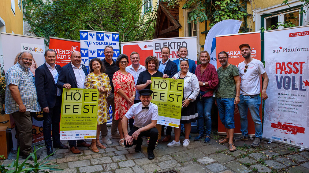 Das 24. Höfefest St. Pölten findet am 23. September ab 14 Uhr in elf Höfen und zwei Kirchen der St. Pöltner Innenstadt statt. (Foto: Mathias Reischer)