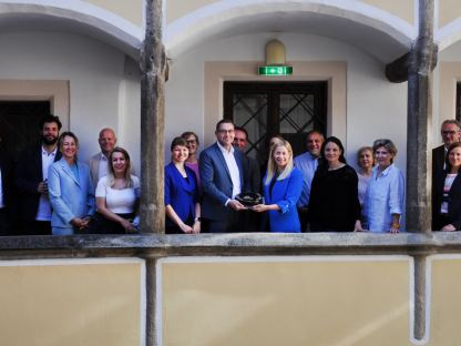 Die Ausschuss-Mitglieder tagten diesmal in Steyr. St. Pölten wurde von Kulturabteilungsleiter Alfred Kellner vertreten. (Foto: Stadt Steyr)