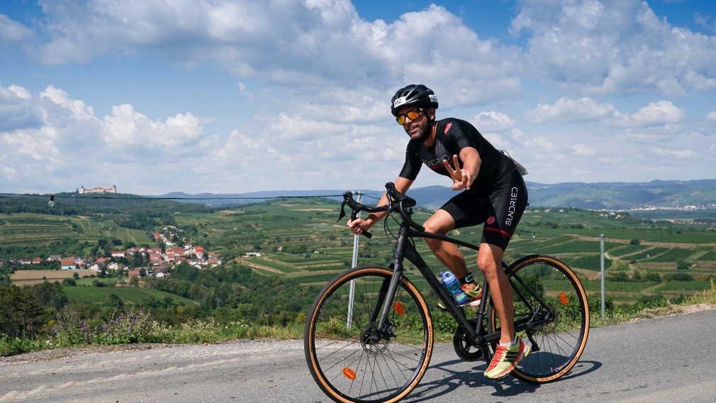 Radfahrer in der Wachau