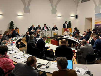 Sitzung des Gemeinderates im Rathaus. (Foto: Kainz)