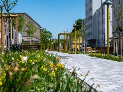 Ein Foto des neuen Promenadenrings zwischen Linzer Tor und Schulgasse. (Fot: Christian Krückel)