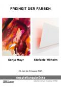 Einladung Ausstellungsbrücke, Sonja Mayr, Stefanie Wilhelm