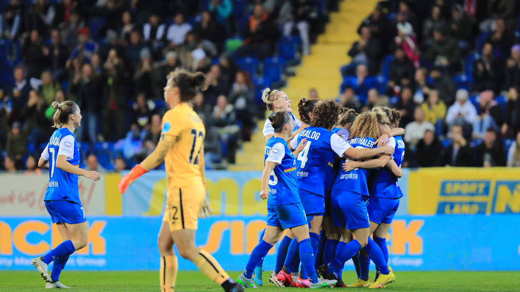 Am 22. Dezember spielen die SKN St. Pölten Frauen gegen den VfL Wolfsburg in der NV Arena in St. Pölten. (Foto: Tom Seiss)