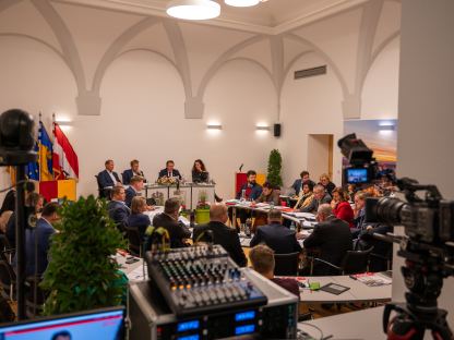 Der St. Pöltner Gemeinderat bei der Sitzung im Rathaus St. Pölten. (Foto: Christian Krückel)