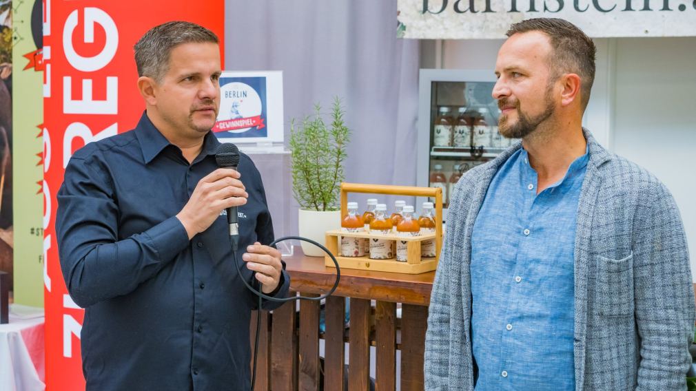 Matthias Weiländer im Gespräch mit Sigi Kolda. Foto: Josef Haiden