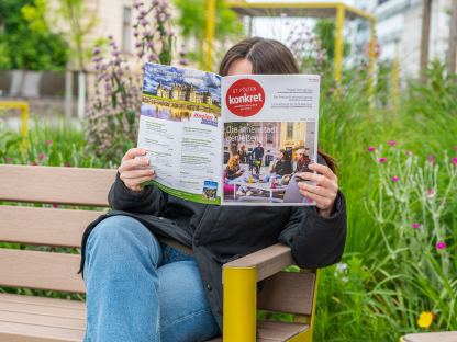 Das neue St. Pölten Konkret Magazin. (Foto: Christian Krückel)
