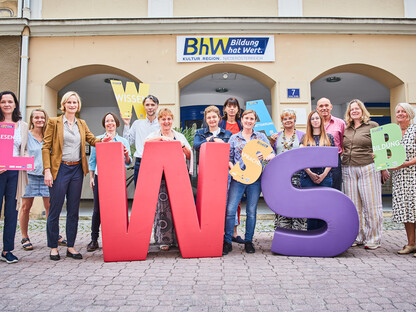 Das BhW Niederösterreich sensibilisiert auch in diesem Jahr wieder für Alphabetisierung und Lebenslanges Lernen. (Foto: Franz Gleiß)