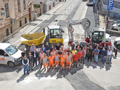 Die Arbeiten am Linzertor sind beendet und die Straßen für den Verkehr wieder geöffnet. Die beteiligten Firmen waren allen Herausforderungen gewachsen und sorgten für einen erfolgreichen Abschluss des Projektes. Foto: Josef Vorlaufer