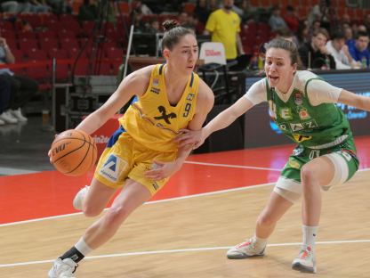 Die Basketballerinnen des SKN in Action. (Foto: Mayer/SKN)