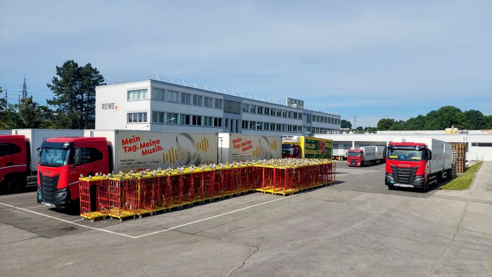 Die bestehende REWE-Niederlassung wird künftig an den neuen zentralen Standort übersiedeln. (Foto: Arman Kalteis)