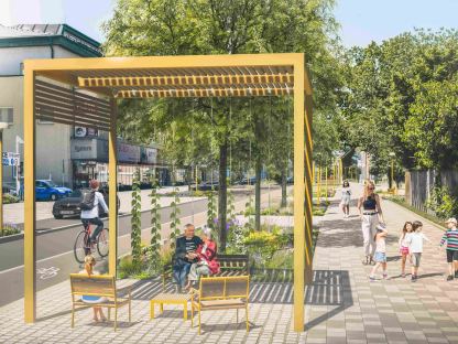 Eine Visualisierung des künftigen Promenadenrings im heurigen Bauabschnitt. (Visualisierung: Blooming Cities)