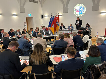 Sitzung des Gemeinderates im Rathaus. (Foto: Kainz)