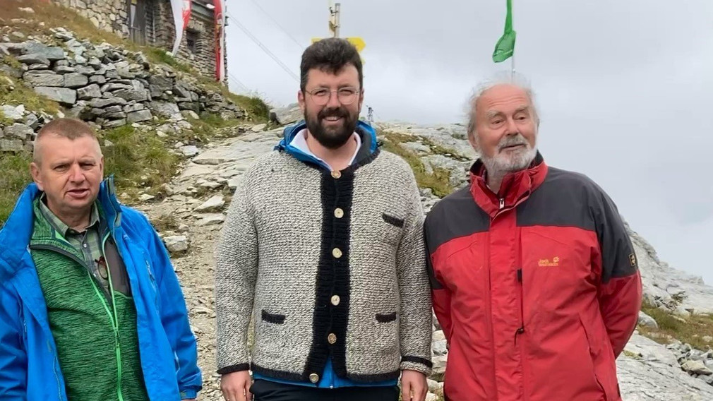 Norbert Lang, stv. Vorsitzender AV St. Pölten, Harald Ludwig, Vizebürgermeister St. Pölten und Dr. Friedrich Striberny, Ehrenobmann AV St. Pölten. (v.l.n.r.)  Foto: Norbert Lang