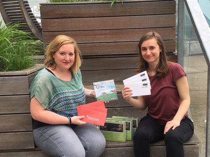 Tatjana Fischer (Referat für Umweltschutz) und  Lisa Kolb (Museum NÖ): Foto Museum NÖ