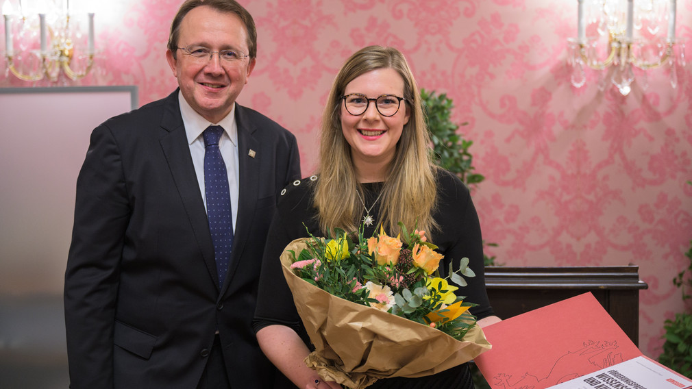Mag. Christina Gegenbauer erhielt den Förderungspreis der Stadt St. Pölten für Wissenschaft und Kunst. (Foto: Arman Kalteis)