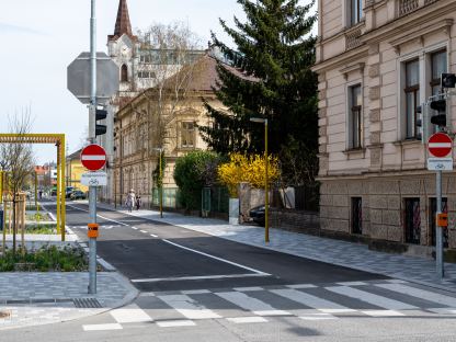 Der Abschnitt der Dr. Karl Renner-Promenade vom Linzer Tor aus Fotografiert. (Foto: Christian Krückel)