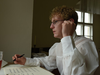 Johannes Schmid als Franz Schubert. (Foto: Kreativlösung )