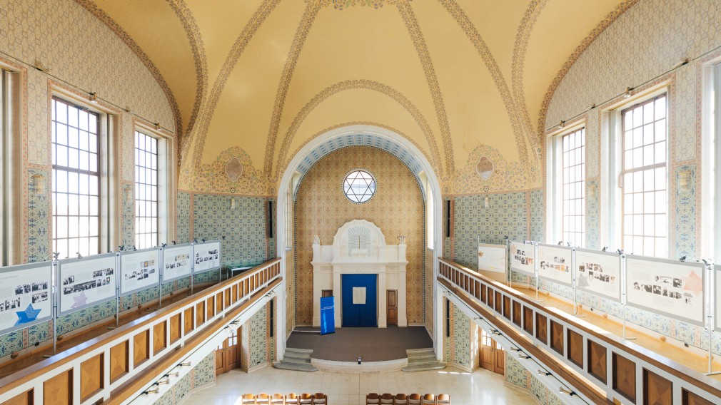 Ehemalige Synagoge St. Pölten Innenansicht von der Galerie aus. (Foto: Klaus Pichler)
