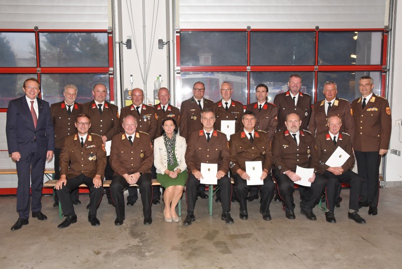 Feuerwehr Ehrung 40 Jahre