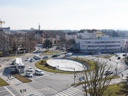 Europaplatz St. Pölten Ansicht von oben. (Foto: Josef Vorlaufer)