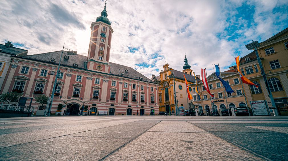 Eine Abbildung vom Rathaus St. Pölten. (Foto: Arman Kalteis)