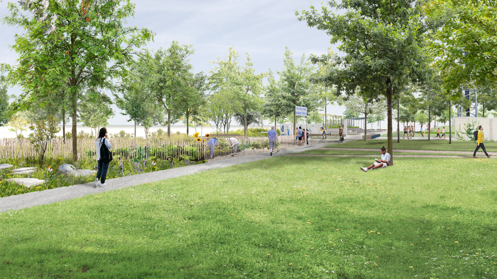 Visualisierung des Sturm 19 Parks. (Foto: DnD Landschaftsplanung)