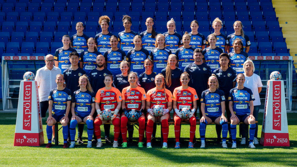 Die SKN Frauen sind bereit für den Start in die neue Saison. (Foto: SKN St. Pölten)