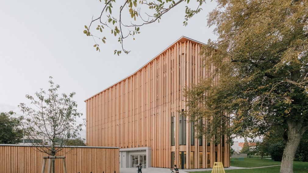 Außenansicht KinderKunstLabor St. Pölten. (Foto: Patrick Johannsen)
