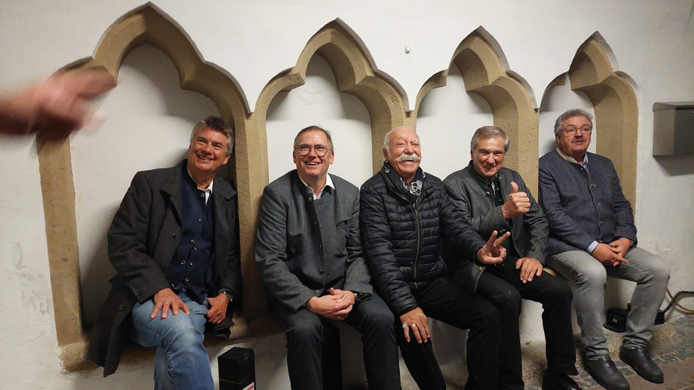 Der Wilde Leopold ist auch ein Fest für St. Pöltens Promi-Leos Schreylehner, Graf, Zant, Pasteiner und Dirnegger.