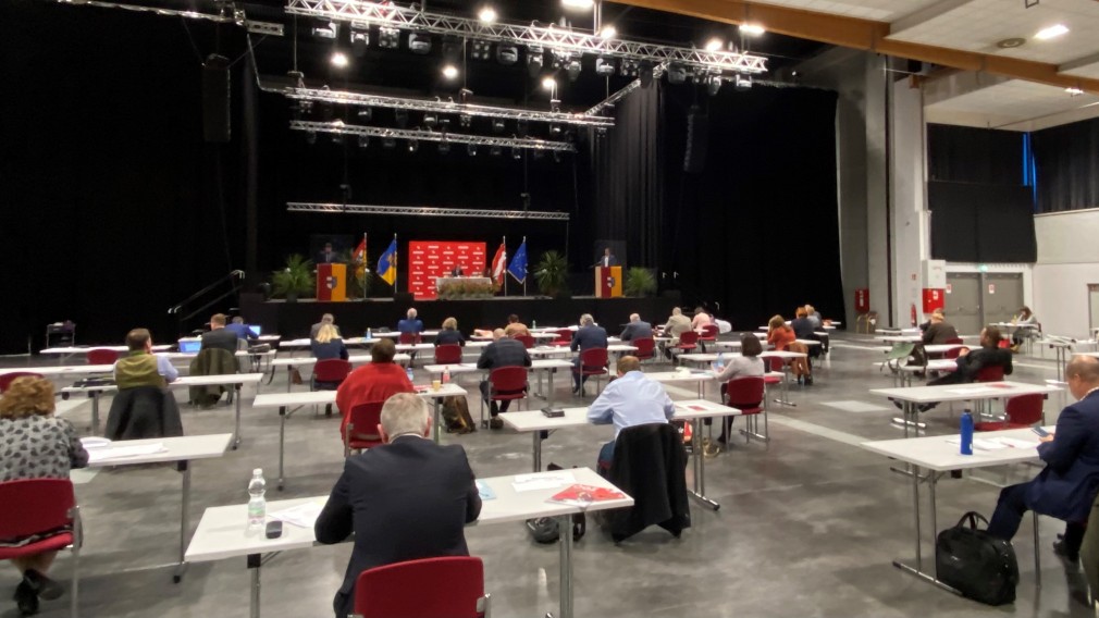 Gemeinderatssitzung im VAZ-Saal. (Foto: Kainz)