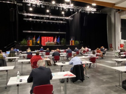 Gemeinderatssitzung im VAZ-Saal. (Foto: Kainz)