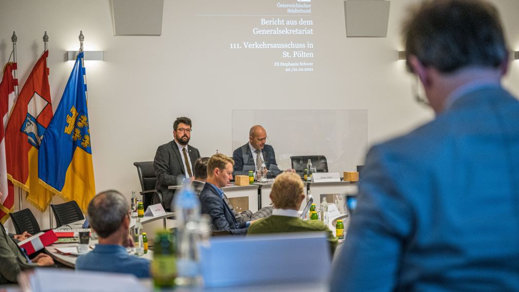 Plenum des Verkehrsausschusses im Gemeinderatssitzungssaal. (Foto: Kalteis)