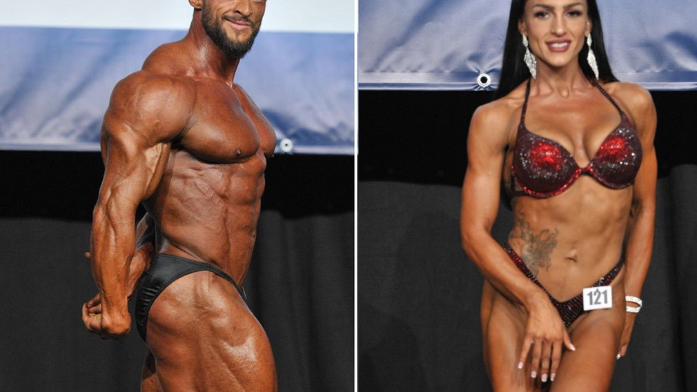 Bodybuilder und Bodybuildnerin . (Foto: Silvia Schober).