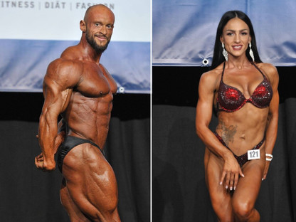 Bodybuilder und Bodybuildnerin . (Foto: Silvia Schober).