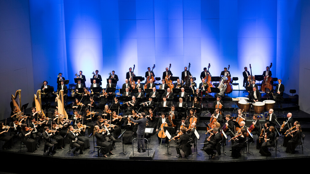 Das Tonkünstler-Orchester. (Foto: Werner Kmetitsch)
