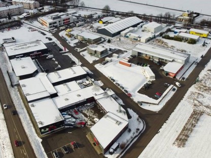 Luftaufnahme Gewerbegebiet Salcherstraße. (Foto: Sepa Media/Josef Bollwein)