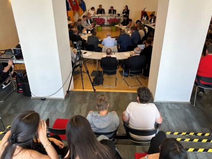 Sitzung des Gemeinderates im Rathaus. (Foto: Kainz)