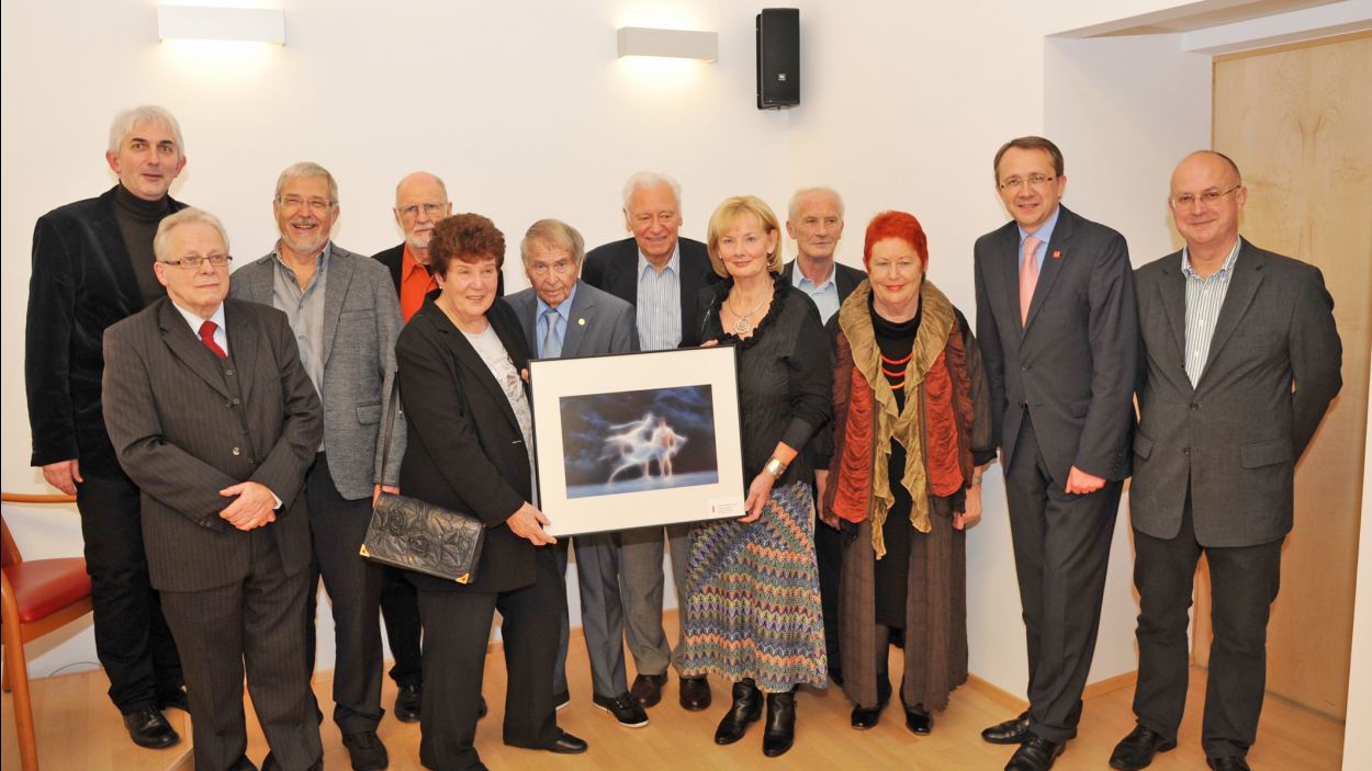 Die Künstlergruppe PENTA kann bereits auf 50 Jahre Schaffenszeit zurückblicken. (Foto: Josef Vorlaufer)