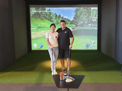 Thomas Weißhappl & Ehefrau Rosie Huang (Foto zVg Indoor Golf)