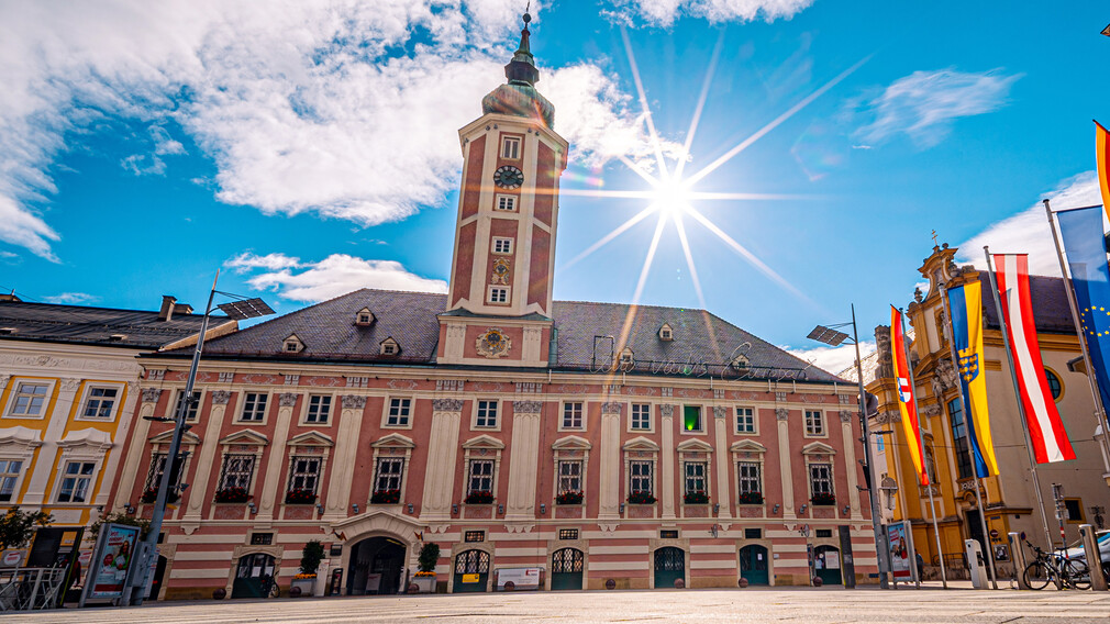 Das St. Pöltner Rathaus. (Foto: Kalteis)